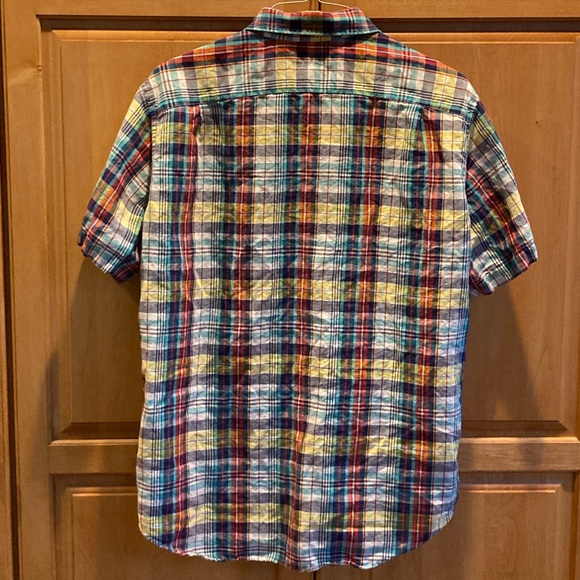 Nautica Linen-Blend Multicolor Casual Shirt - Picture 5 of 9